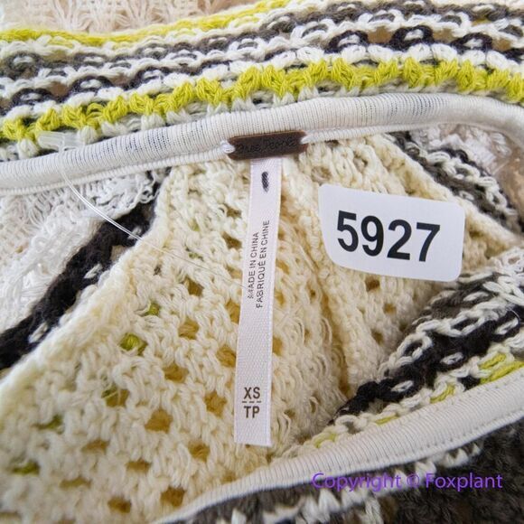 New! Free People Small Kelly Crochet Maxi Top Dress Swim Suit Cover Up, size XS - Picture 15 of 16